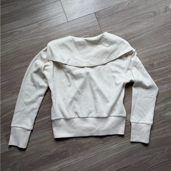 Varley NWT Women’s Maguire Half Zip Sweater Egret Cream Sz XS - Picture 13 of 13